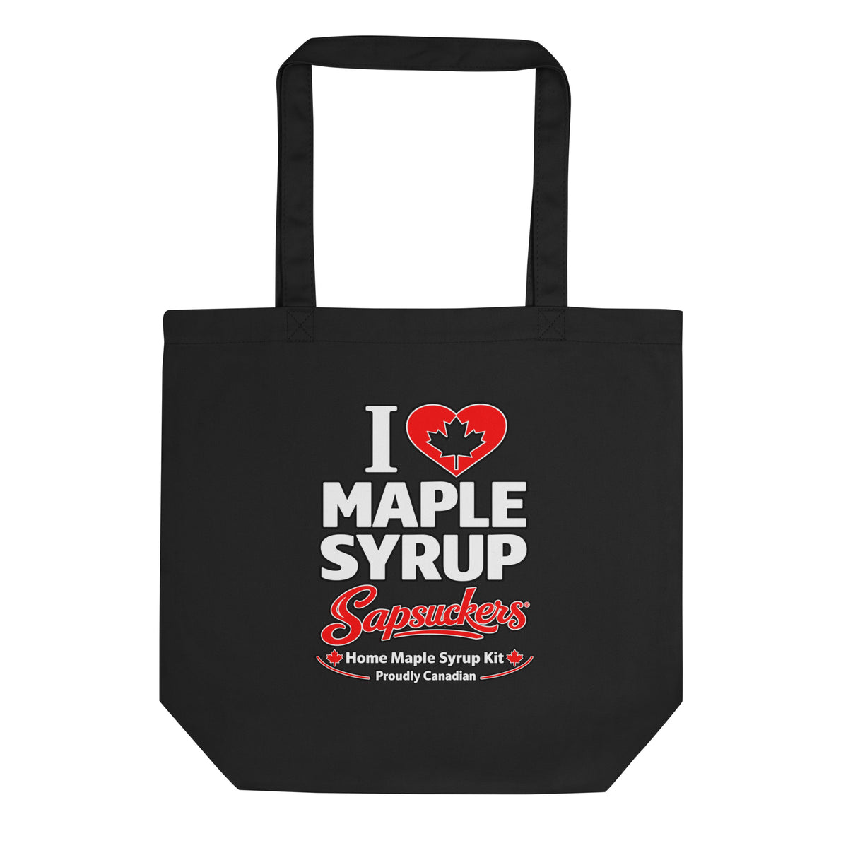 I ❤️ Maple Syrup tote bag in black