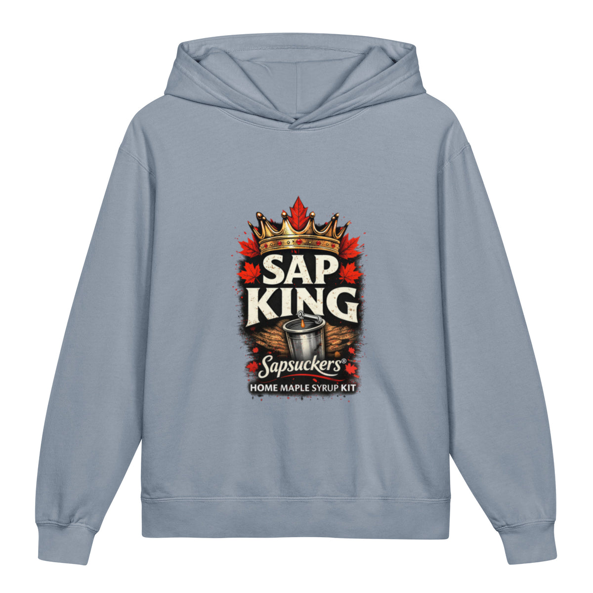 Sapsuckers Sap King Kids Hoodie - Blue Jean