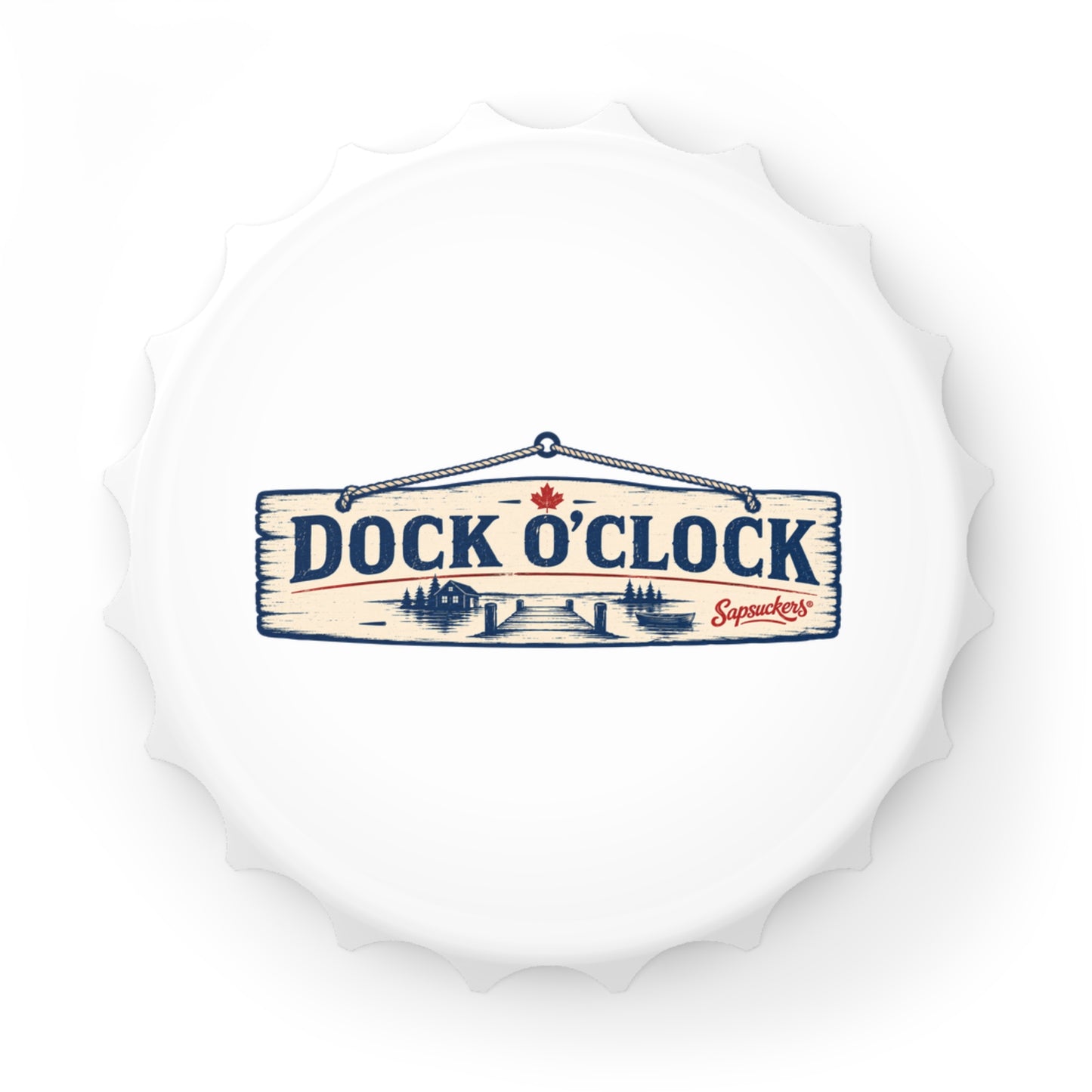 Dock O'Clock Magnetic Bottle Opener — front view
