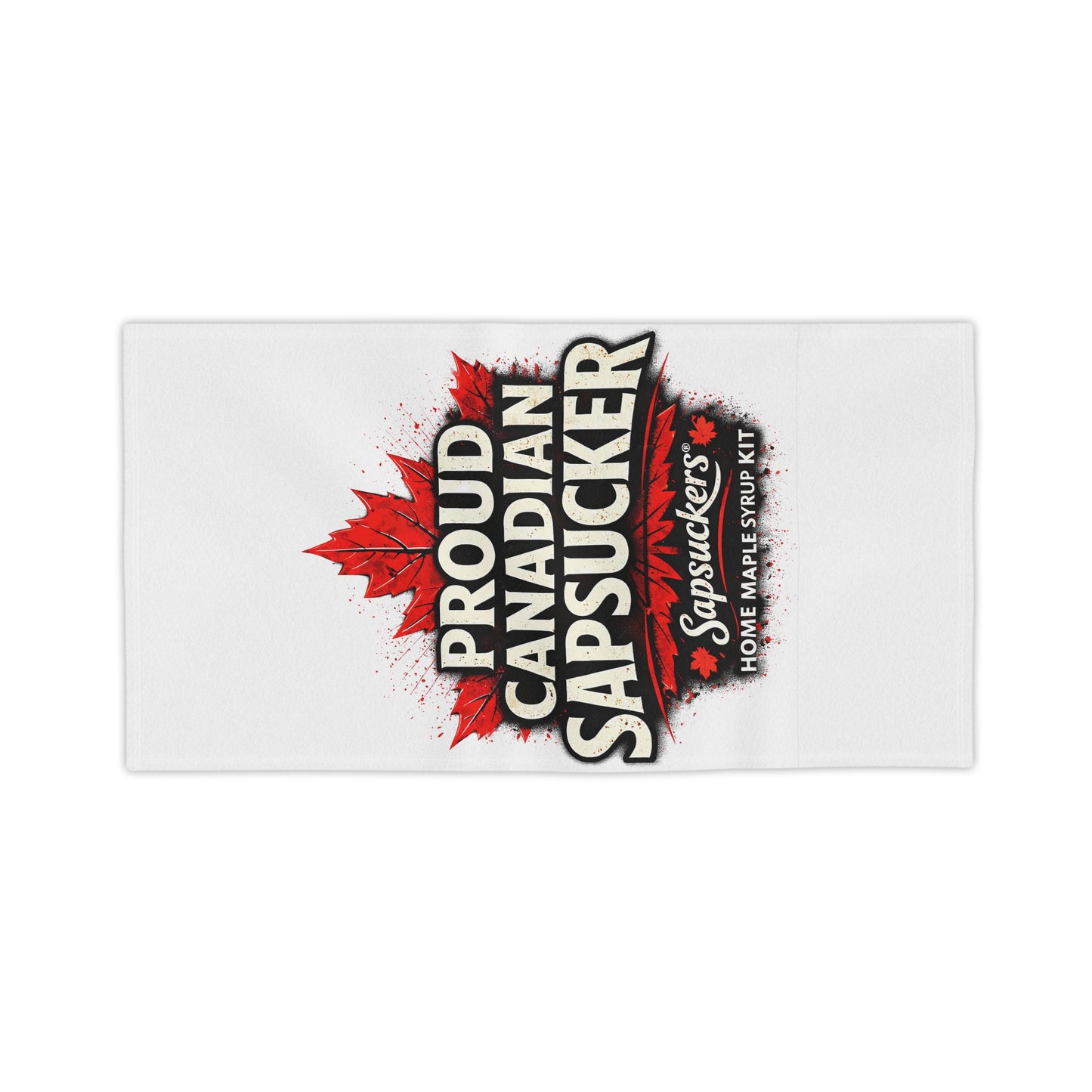 Proud Canadian Sapsucker Beach Towel