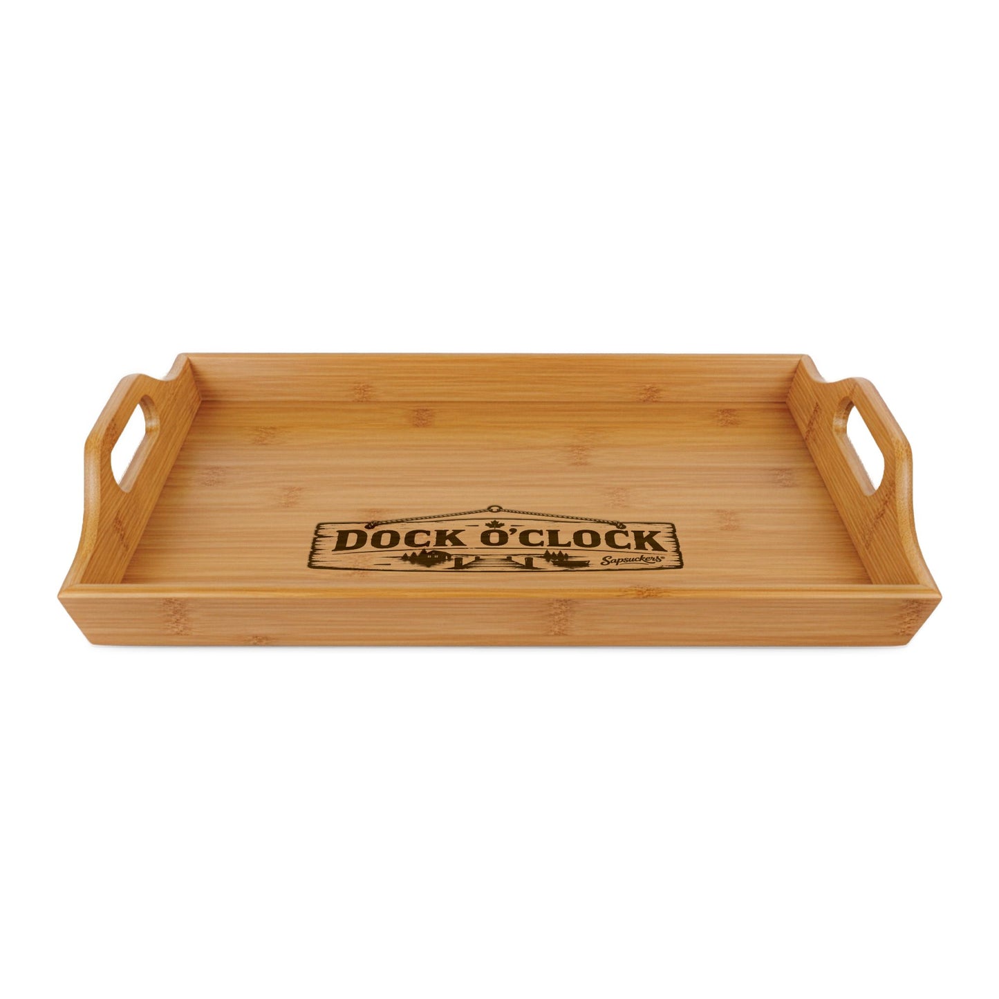 Dock O'Clock Bamboo Serving Tray