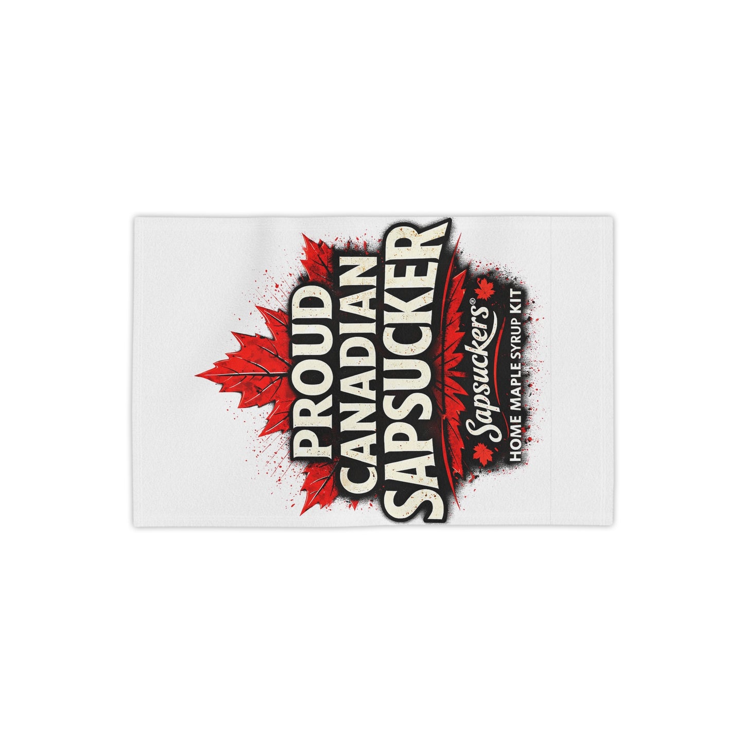 Proud Canadian Sapsucker Beach Towel