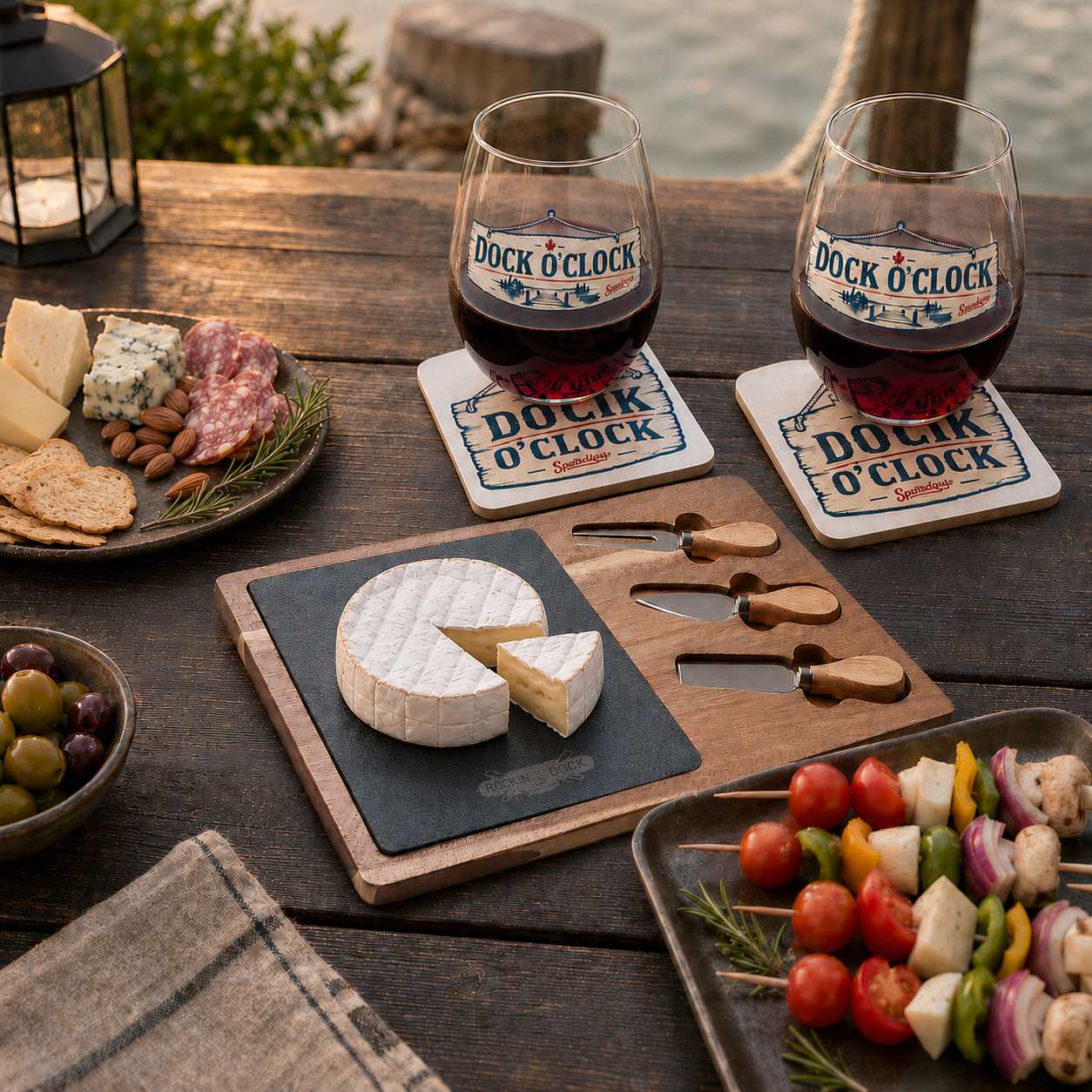 Drinks for Two Bundle — flat lay styled — Sapsuckers® Canadian gift bundle
