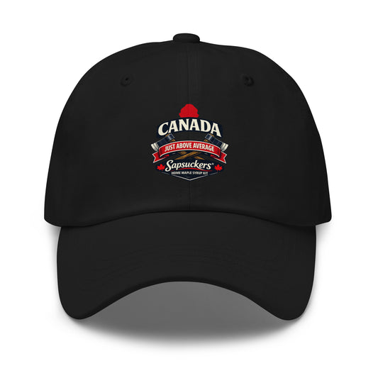 Just Above Average Hat — Dark Grey | Sapsuckers® Dad Hat