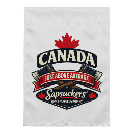 Just Above Average Garden Flag | Sapsuckers® Garden Flag