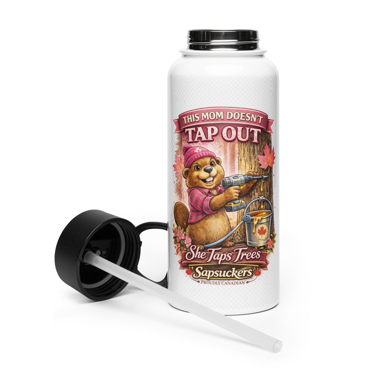 Sapsuckers This Mom Doesn't Tap Out Water Bottle - Default Title