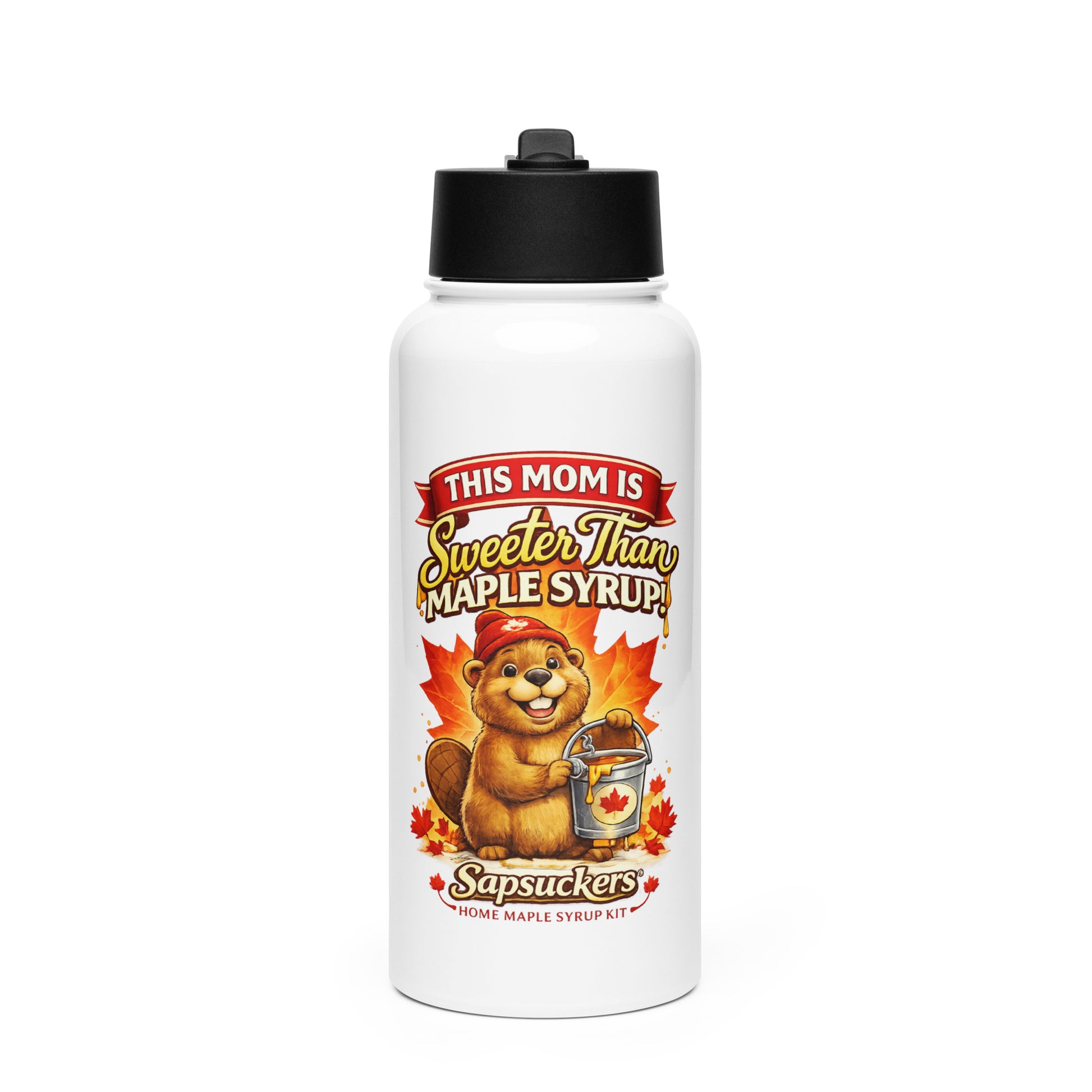 Sapsuckers This Mom Is Sweeter Than Maple Syrup Water Bottle