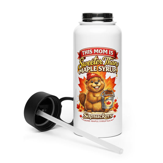 Sapsuckers This Mom Is Sweeter Than Maple Syrup Water Bottle - Default Title
