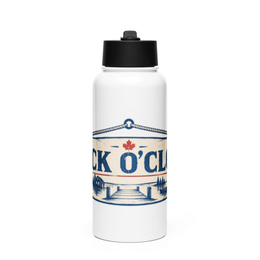 Dock O'Clock Water Bottle — front view — Sapsuckers® Canadian water bottle
