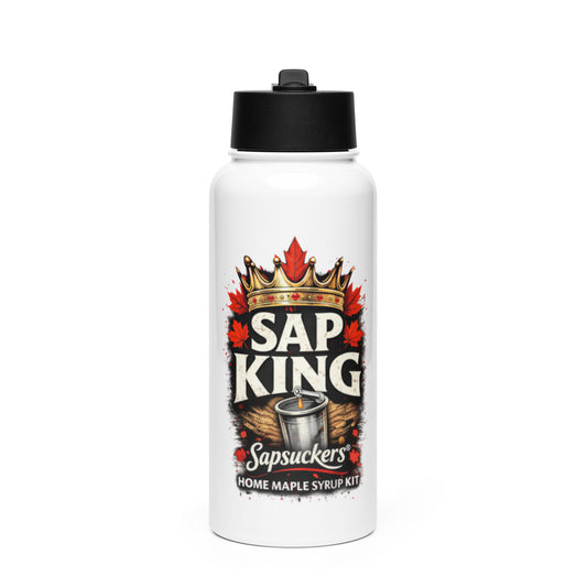 Sap King Water Bottle — front view — Sapsuckers® Canadian water bottle