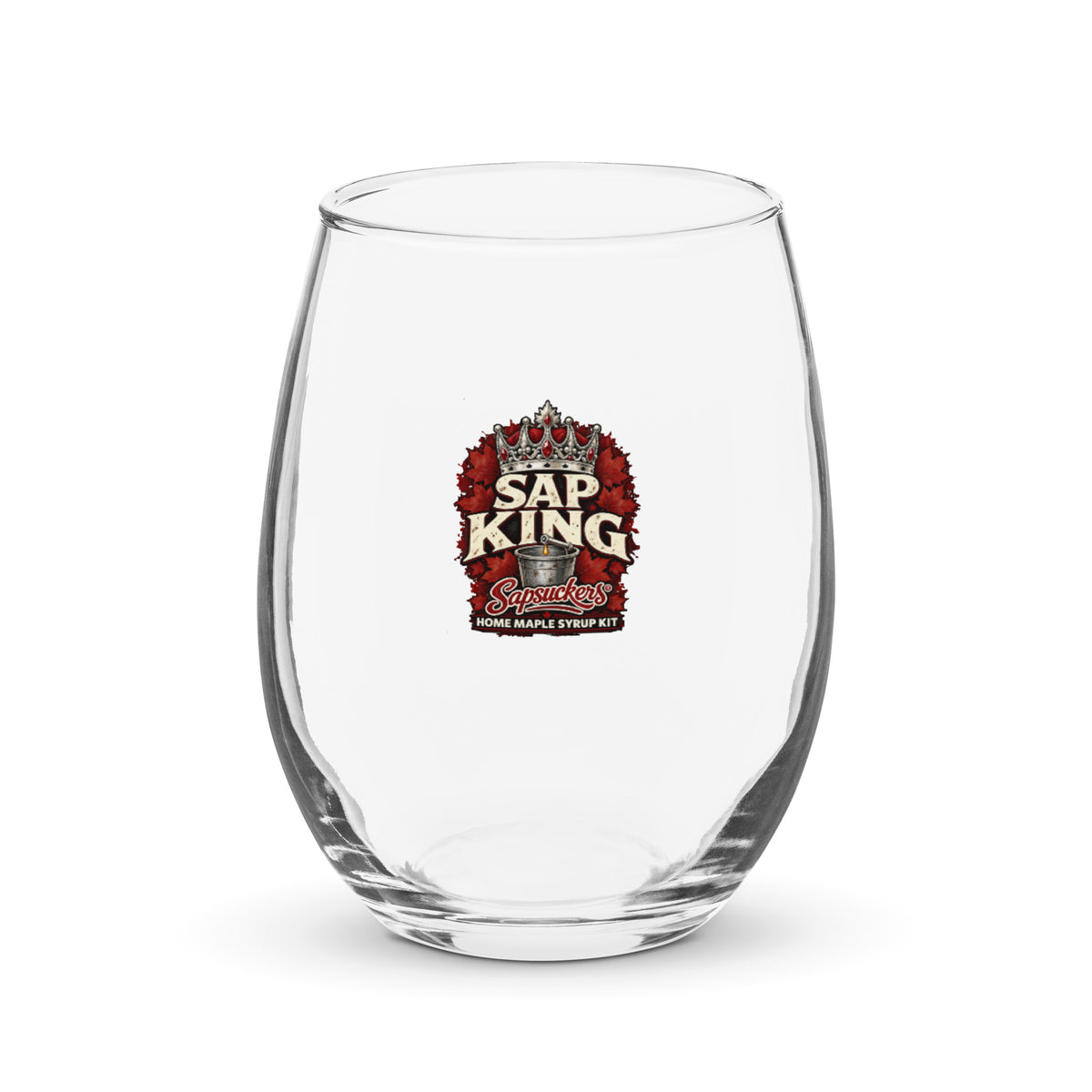Sap King stemless wine glass, Sap Family design by Sapsuckers™