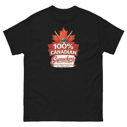Sapsuckers 100% Canadian Classic Tee - Black