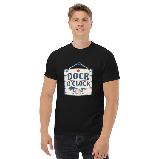 Dock O'Clock Classic Tee — front view — Sapsuckers® Canadian tee