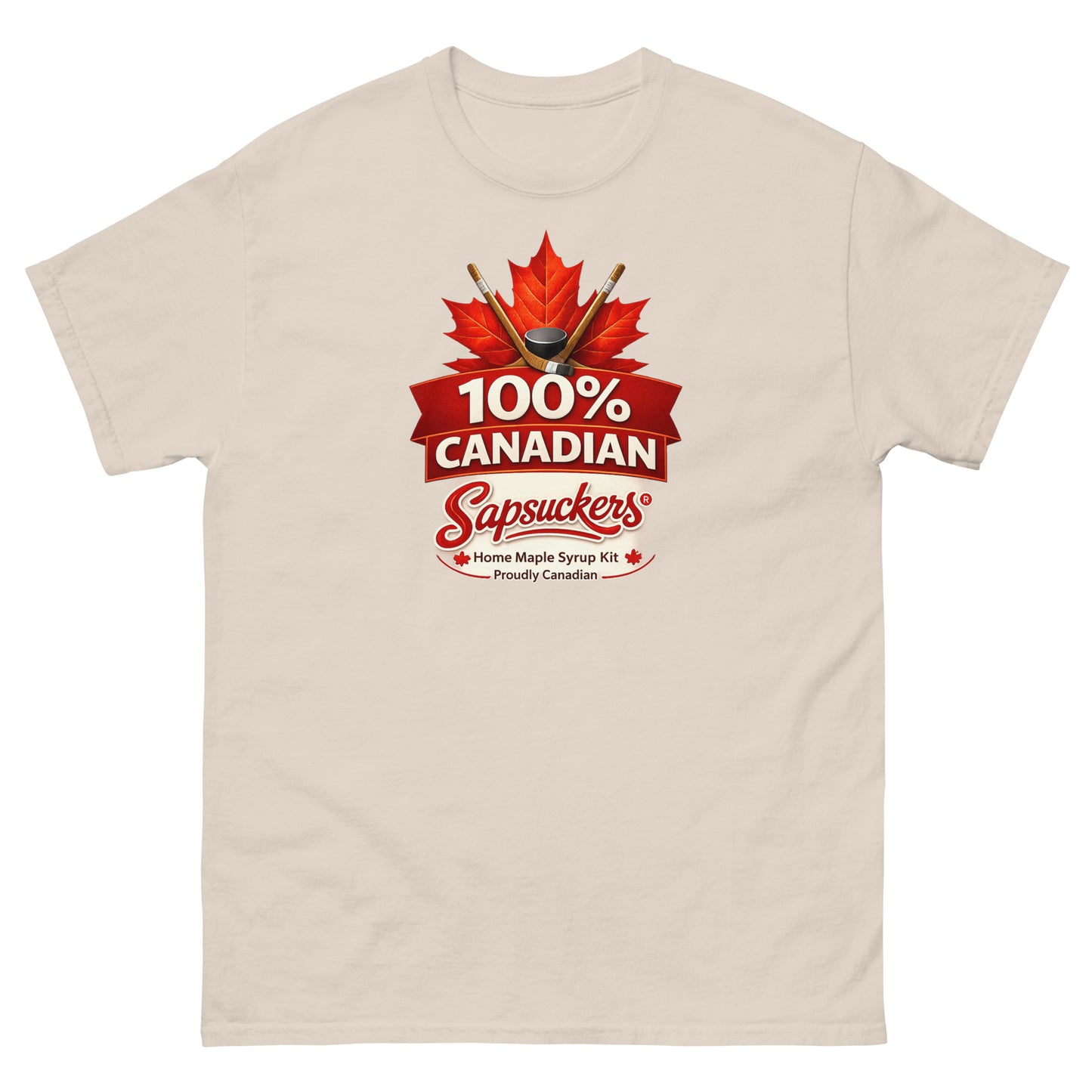 Sapsuckers 100% Canadian Classic Tee - Navy