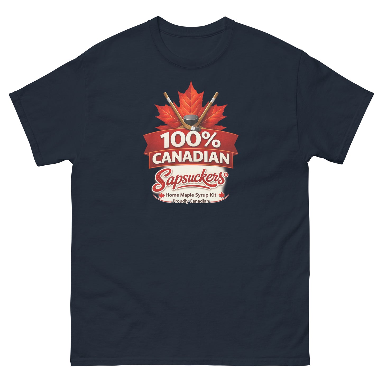 Sapsuckers 100% Canadian Classic Tee - Black