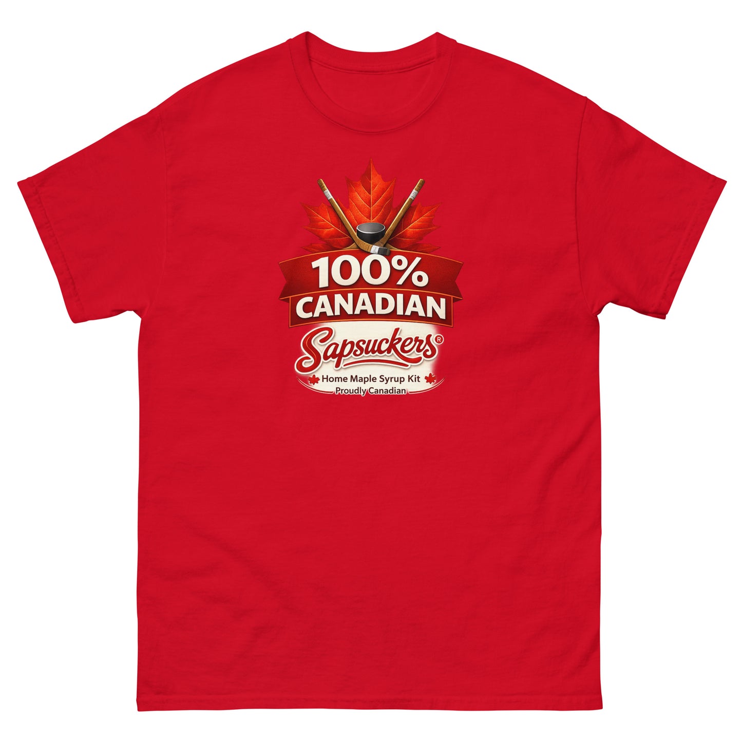 Sapsuckers 100% Canadian Classic Tee - Black