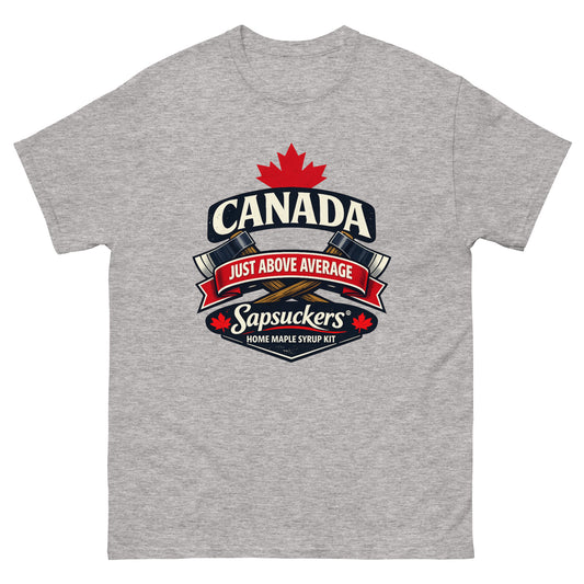 Just Above Average Tee — Sport Grey | Sapsuckers® Unisex Tee