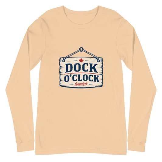 Dock O'Clock Long Sleeve — front view — Sapsuckers® Canadian long sleeve tee