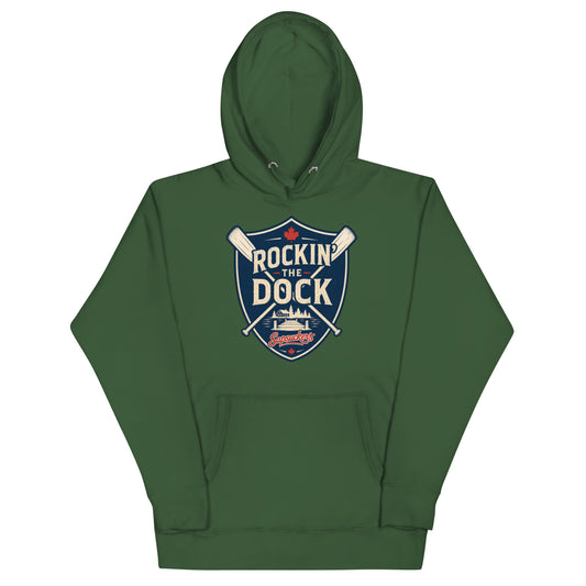 Rockin' the Dock™ Hoodie — front view — Sapsuckers® Canadian hoodie