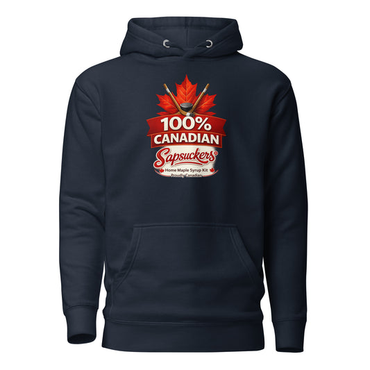 Sapsuckers 100% Canadian Hoodie - Navy Blazer