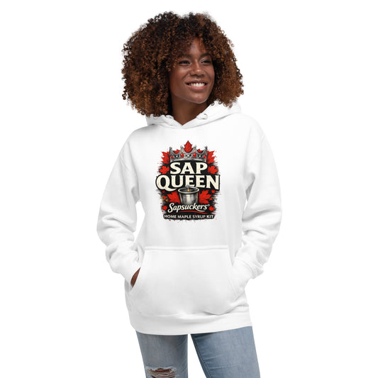 Sap Queen Hoodie — front view — Sapsuckers® Canadian hoodie