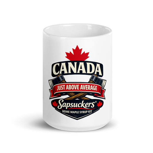 Just Above Average Mug | Sapsuckers® Ceramic Coffee Mug