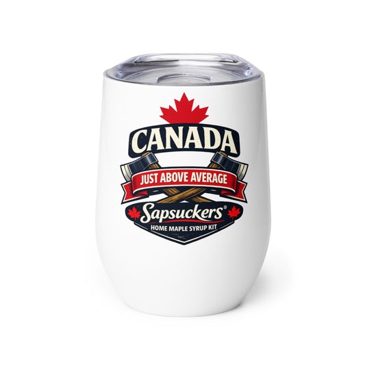 Just Above Average Wine Tumbler | Sapsuckers® Insulated Wine Tumbler