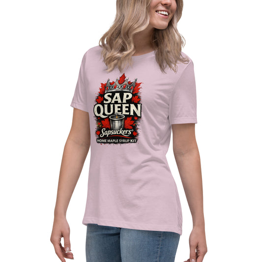 Sap Queen Women's Tee — front view — Sapsuckers® Canadian tee