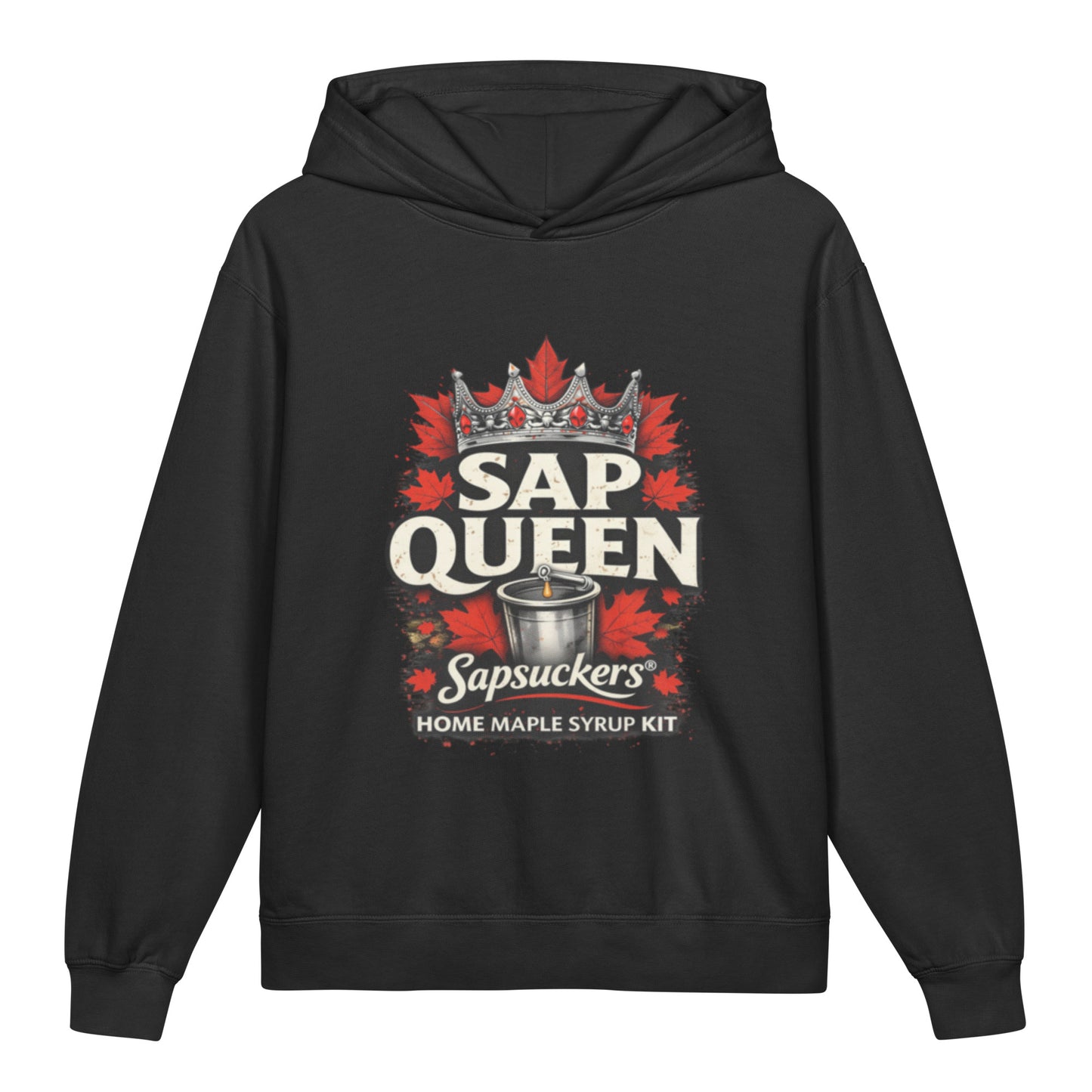 Sapsuckers Sap Queen Kids Hoodie - Black