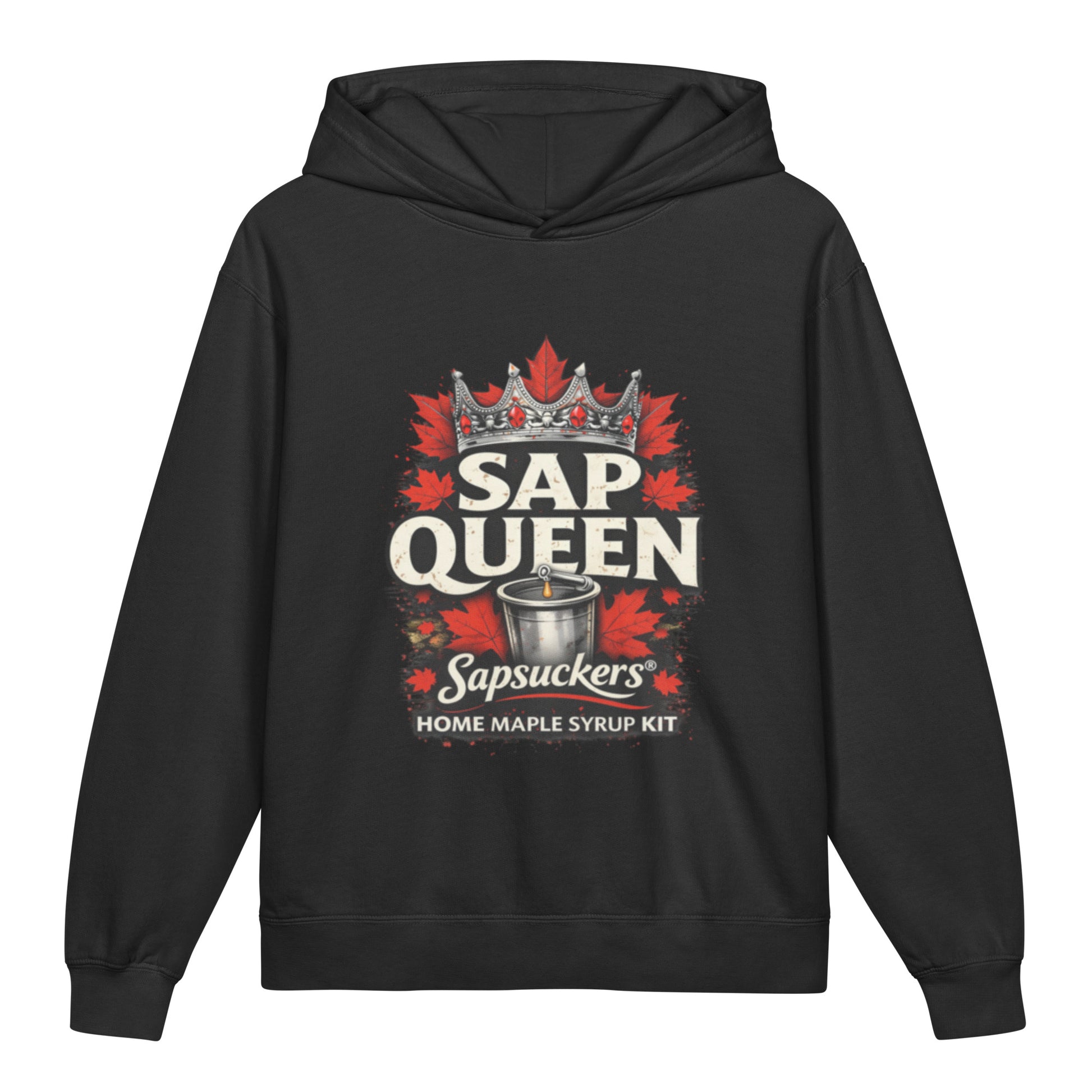 Sapsuckers Sap Queen Kids Hoodie - Black
