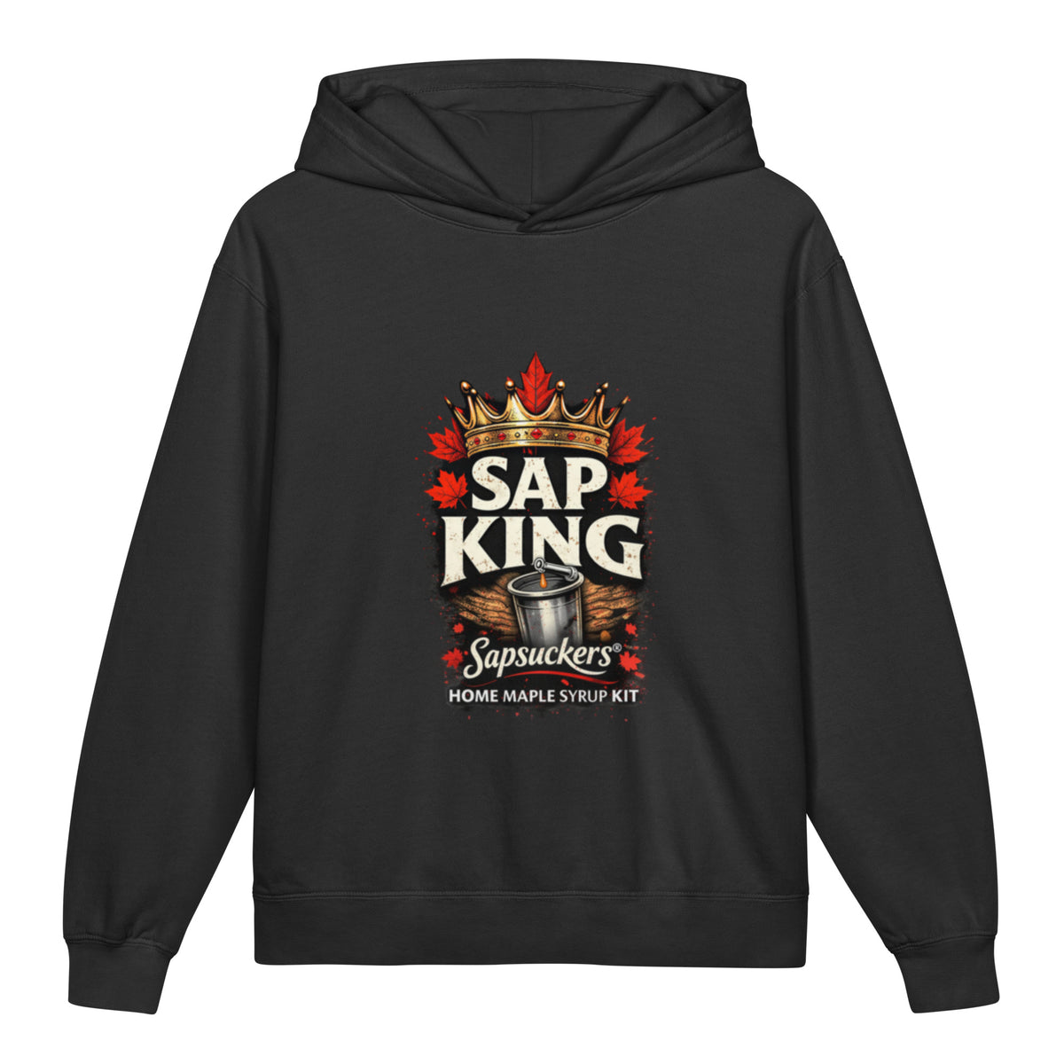 Sapsuckers Sap King Kids Hoodie - Black