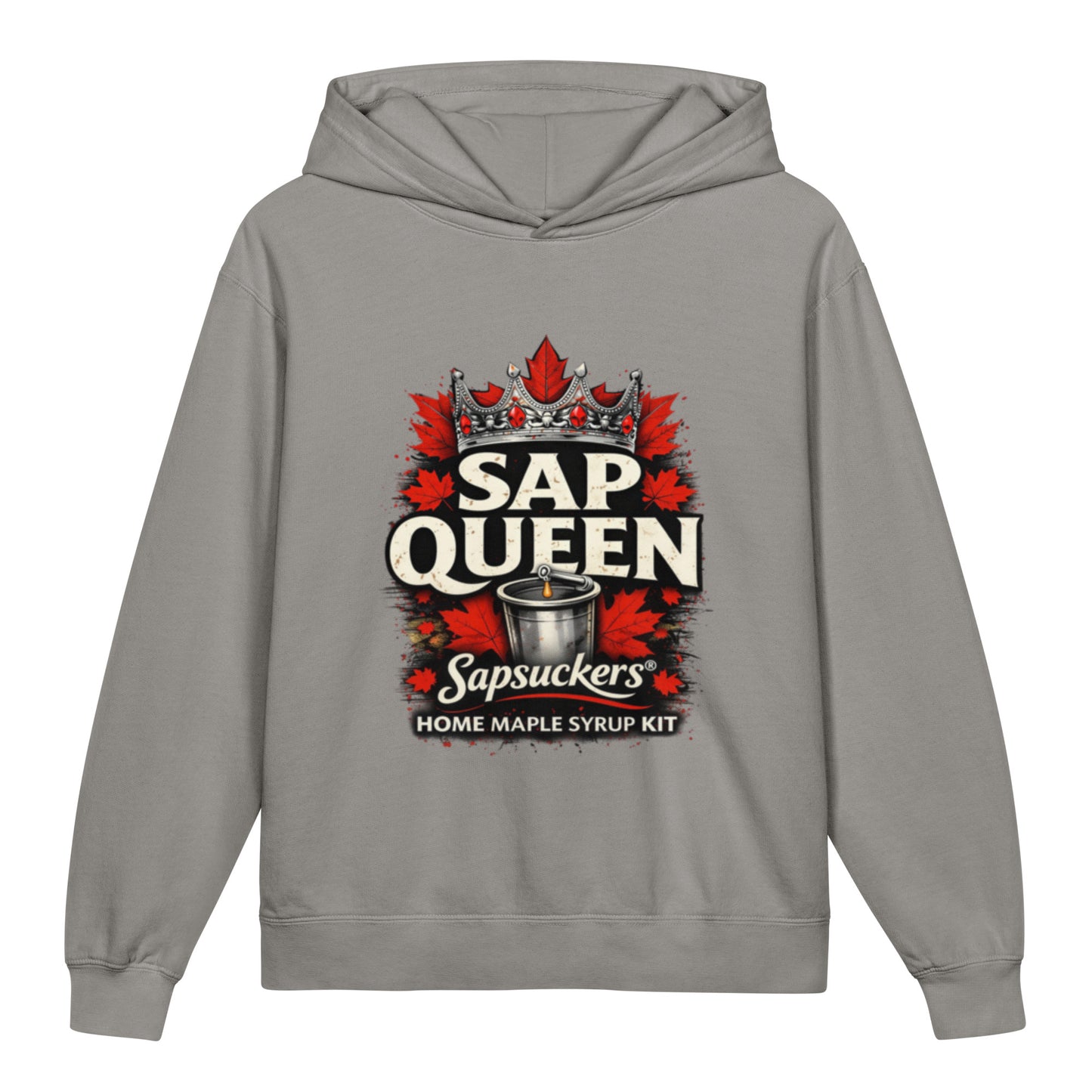 Sapsuckers Sap Queen Kids Hoodie - Grey