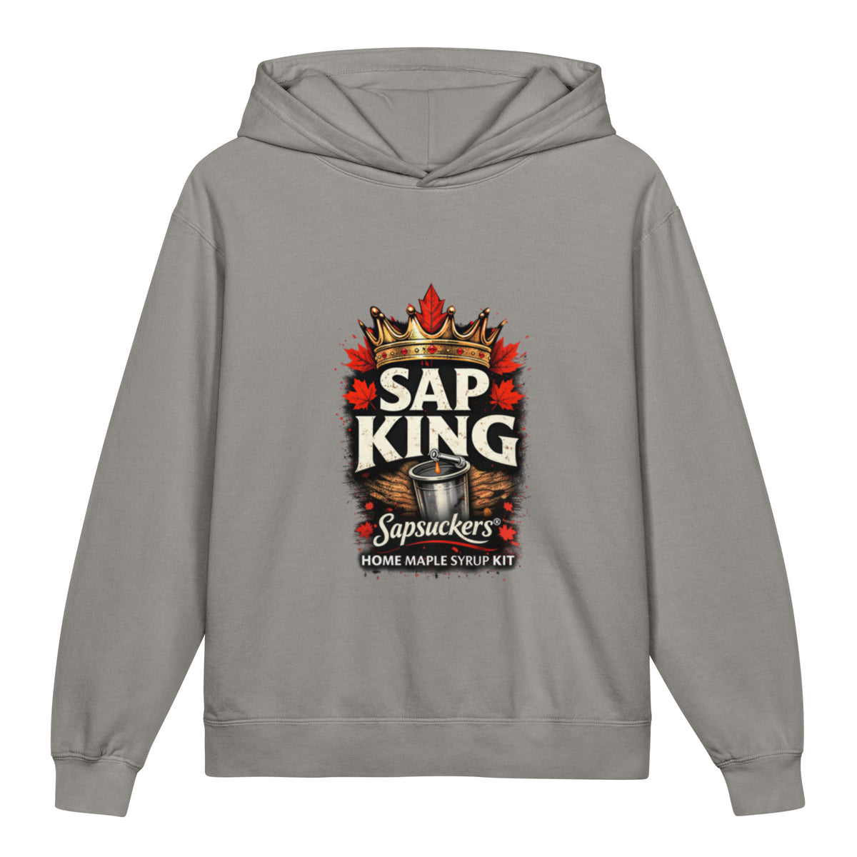 Sapsuckers Sap King Kids Hoodie - Grey