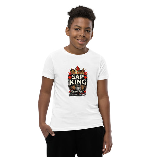 Sap King Kids Tee — front view — Sapsuckers® Canadian tee